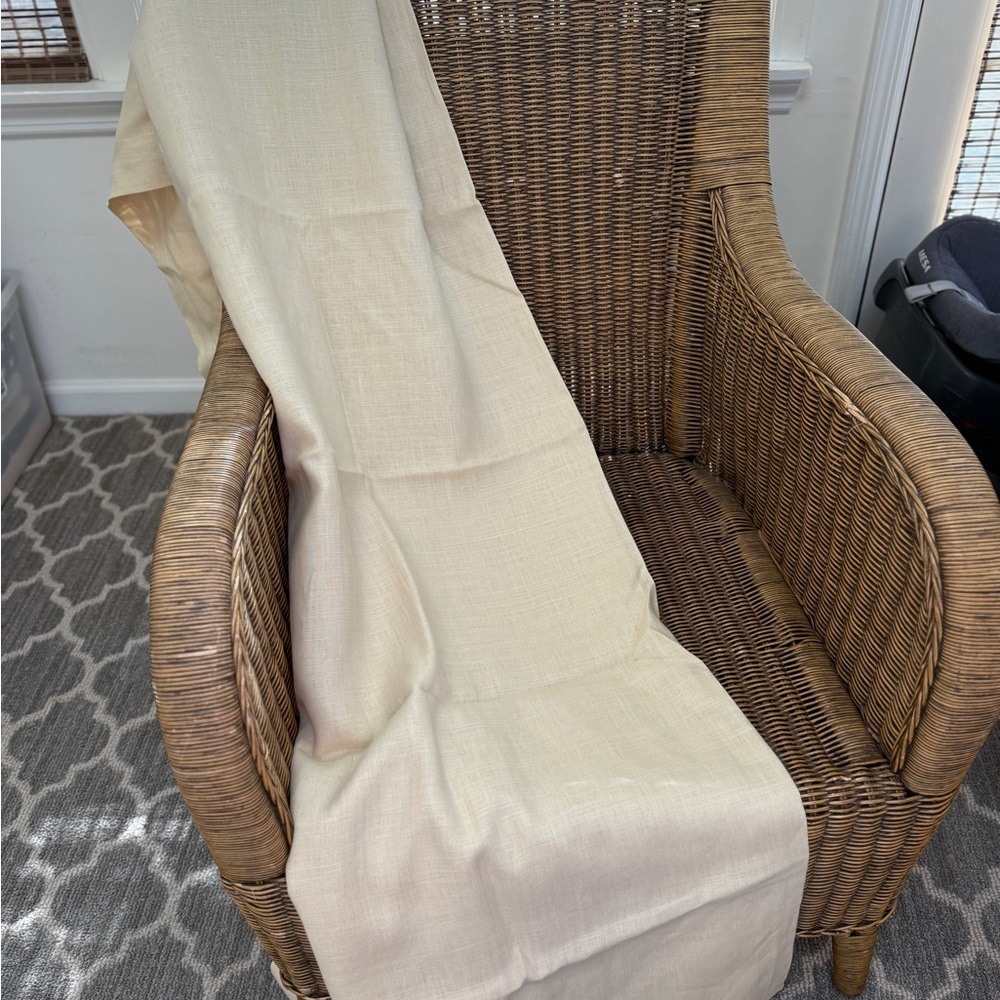 Restoration Hardware Belgian Linen Drapes